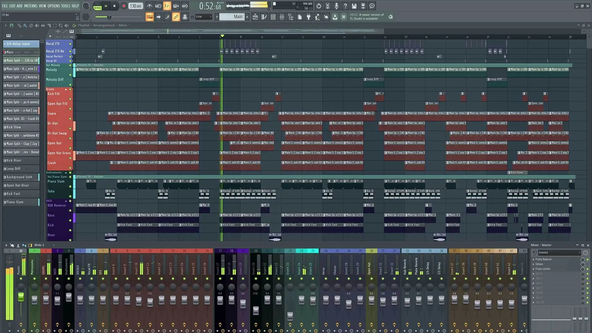 I'll Be  Arrangement in FL Studio